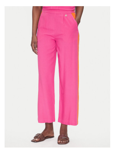 LOLA CASADEMUNT Текстилни панталони LS2514015 Розов Relaxed Fit