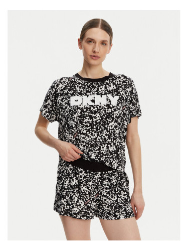DKNY Пижама YI80044 Черен Regular Fit