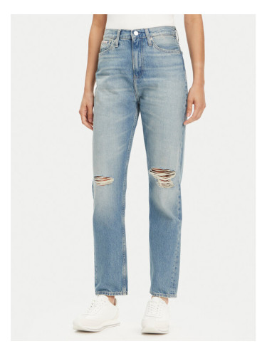 Calvin Klein Jeans Дънки Authentic J20J225124 Син Straight Fit