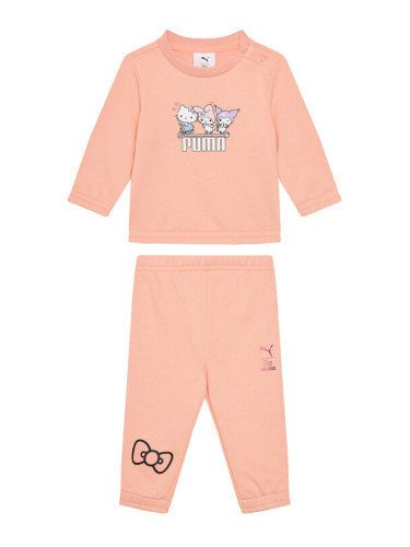 Puma Анцуг PUMA X Hello Kitty And Friends Minicats 630065 Коралов Regular Fit