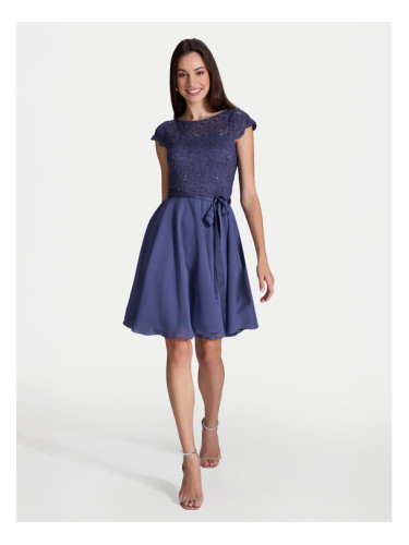 Swing Коктейлна рокля 77760510 Син Regular Fit