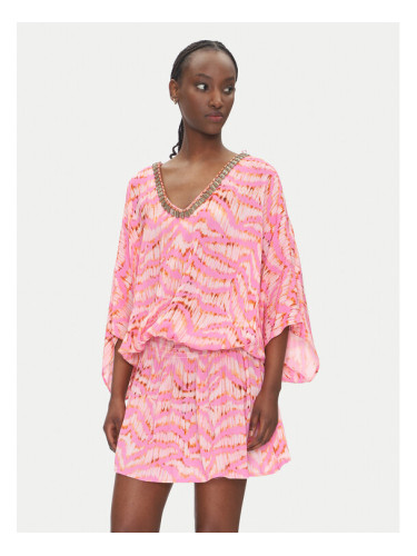 LOLA CASADEMUNT Лятна рокля LS2516031 Розов Regular Fit