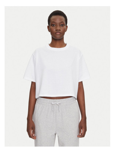 Under Armour Тишърт Rival 1389721 Бял Loose Fit