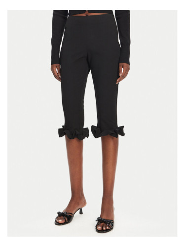 ROTATE Панталони тип капри 113809100 Черен Slim Fit
