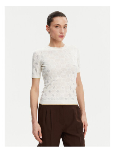 Guess Пуловер W5GR20 Z3D60 Екрю Regular Fit