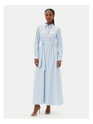 Gaudi Рокля тип риза 511FD15026 Светлосиньо Regular Fit