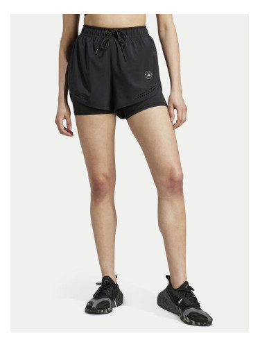 adidas by Stella McCartney Спортни шорти TruePurpose 2-in-1 IB6824 Черен Regular Fit