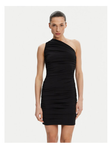 MICHAEL Michael Kors Коктейлна рокля MS582W8H6J Черен Slim Fit