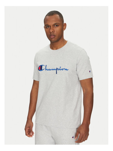 Champion Тишърт 221621 Сив Standard Fit