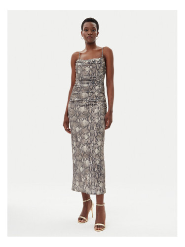 HUGO Лятна рокля Noffiano 50540915 Кафяв Slim Fit