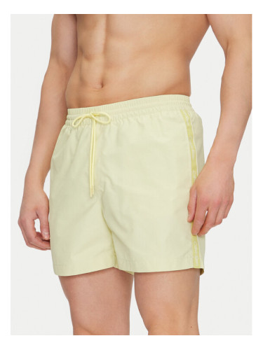 Calvin Klein Swimwear Плувни шорти KM0KM01109 Жълт Regular Fit
