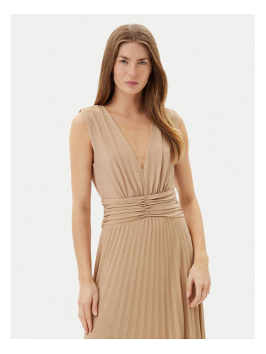 Gaudi Официална рокля 511FD14005 Бежов Regular Fit