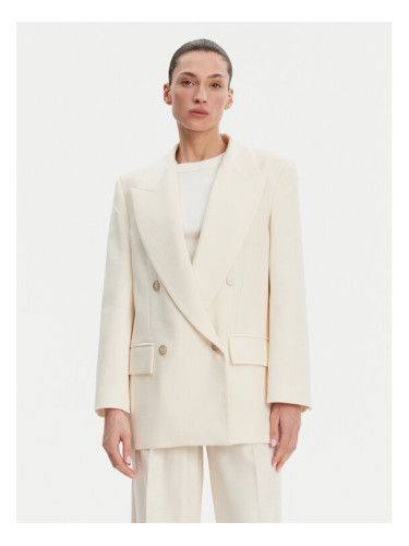 Simona Corsellini Сако P25CPGI00701 Екрю Regular Fit