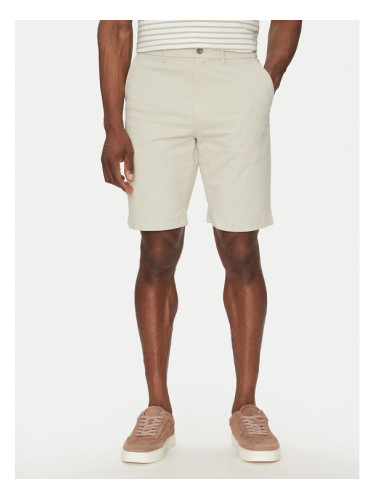 Calvin Klein Шорти от плат Modern Twill Reg. Straight Short K10K114068 Бежов Regular Fit