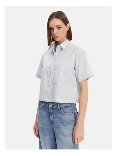 Guess Риза W5GH98 WH7Q1 Син Regular Fit