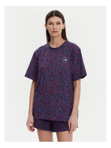 adidas by Stella McCartney Тишърт Printed JJ0083 Тъмносин Loose Fit