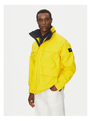Tommy Hilfiger Преходно яке Regatta Mid Length Jacket MW0MW39200 Жълт Loose Fit