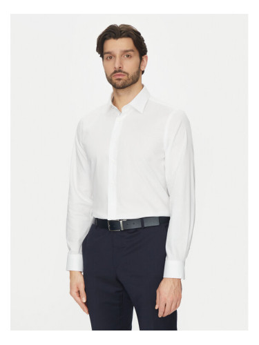 Michael Kors Риза MK0DS01501 Бял Slim Fit