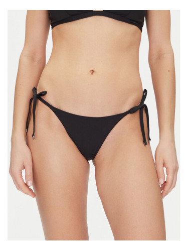 Calvin Klein Swimwear Долнище на бански String Side Tie KW0KW02704 Черен