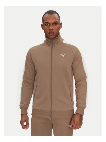 Puma Суитшърт T7 Always On 629587 Бежов Regular Fit