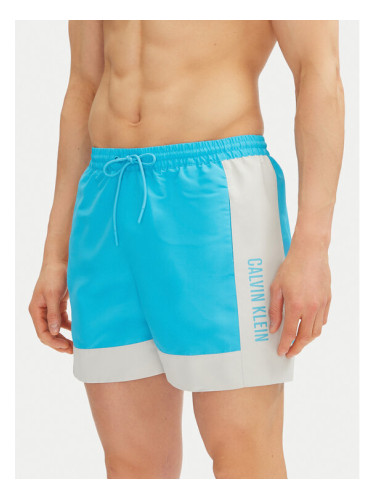 Calvin Klein Swimwear Плувни шорти KM0KM01095 Син Regular Fit