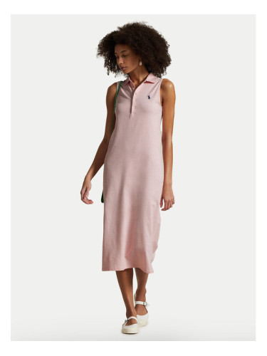 Polo Ralph Lauren Ежедневна рокля 211968292003 Розов Regular Fit