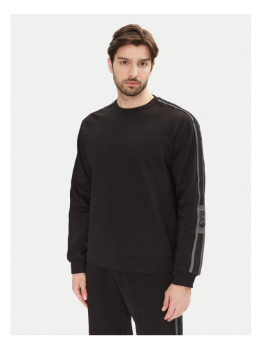 EA7 Emporio Armani Суитшърт 7M000140 AF12660 UC001 Черен Regular Fit