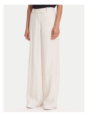 Marc O'Polo Текстилни панталони 503 0066 10053 Бежов Wide Fit