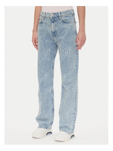 HUGO Дънки Elyah_B 50534771 Син Straight Fit