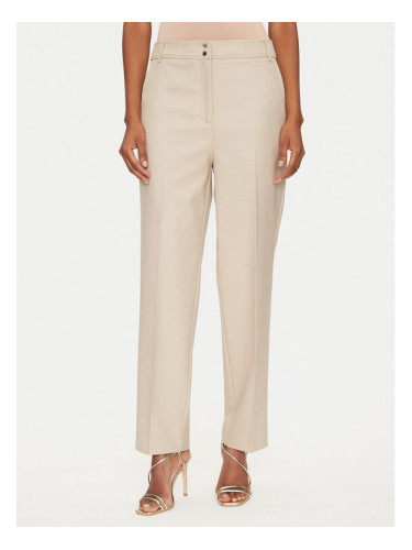 Morgan Текстилни панталони 251-PLUX.F Бежов Straight Fit