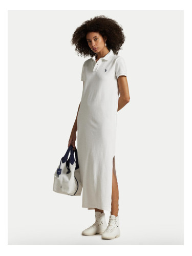 Polo Ralph Lauren Ежедневна рокля 211968291001 Бял Regular Fit