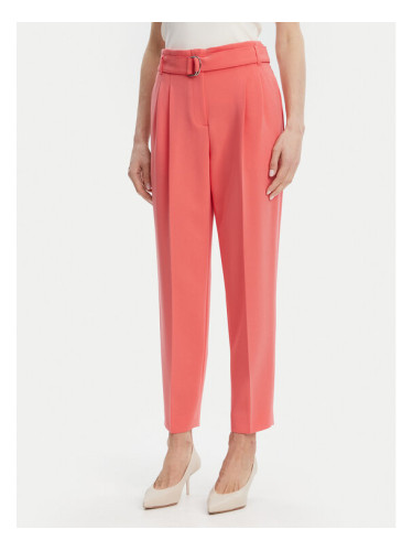 BOSS Текстилни панталони Tapiah 50490037 Розов Regular Fit