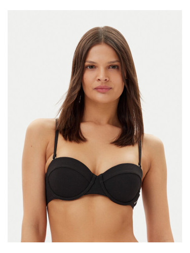 Tommy Hilfiger Горнище на бански UW0UW05814 Черен