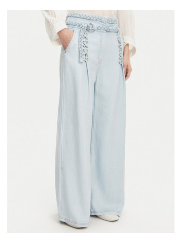 Munthe Дънки Fedumo 251140825110 Светлосиньо Wide Leg