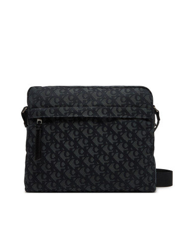 Мъжка чантичка Calvin Klein Jeans Unstructured Monogram Flight Bag LV04G3097G Черен