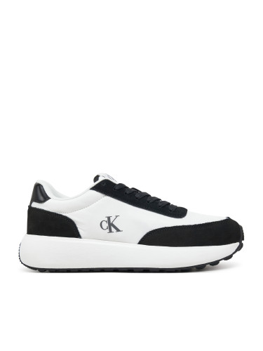 Сникърси Calvin Klein Jeans Athleisure Runner Laceup Mix Wn YW0YW01774 Бял