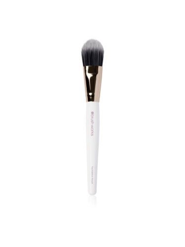 Brushworks Foundation Brush плоска четка за грим 1 бр.