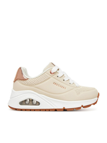 Skechers Сникърси Uno Gen1-Shimmer Away 310545L/NAT Бежов