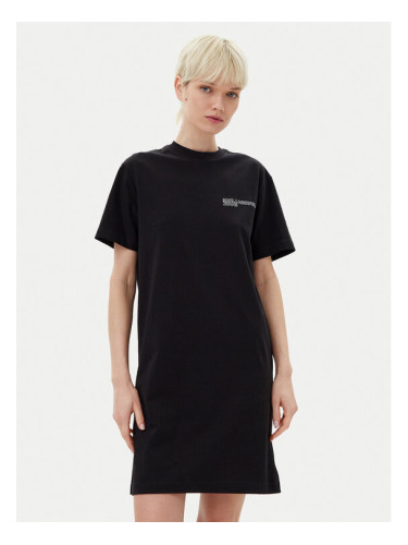 Karl Lagerfeld Jeans Ежедневна рокля A2W13036 Черен Regular Fit