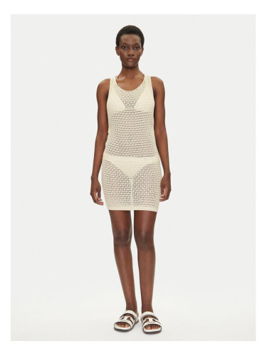 Guess Плажна рокля E5GK12 Z3N30 Екрю Regular Fit