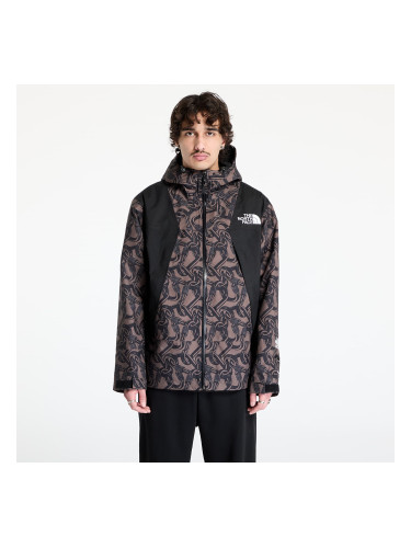 Ветровка The North Face Nse Shell Jacket UNISEX Print Smokey Brown Carabiner XL