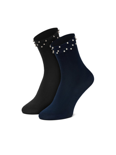 Nine West Дълги чорапи KR_NW_PEARL_Z_SS25 (2 PACK) Цветен