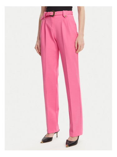 Versace Jeans Couture Текстилни панталони 78HAA111 Розов Straight Fit