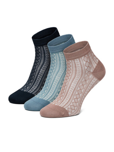 Nine West Дълги чорапи KR_NW_SHINY_Z_SS25 (3 PACK) Цветен