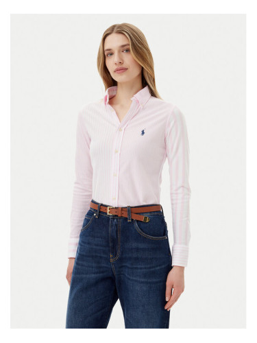 Polo Ralph Lauren Риза 211965102001 Розов Slim Fit