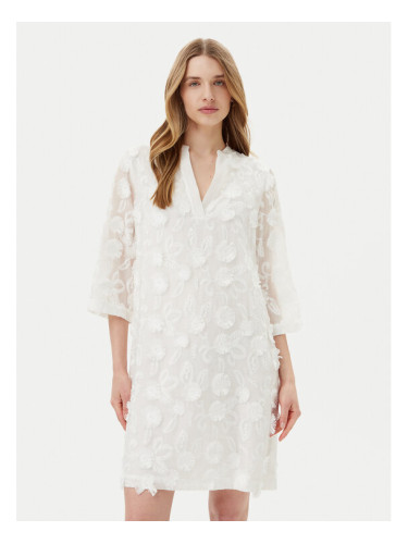 JOOP! Коктейлна рокля 58 252D58Delina 30046677 Екрю Regular Fit