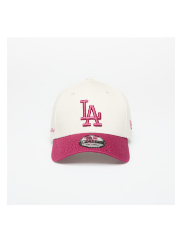 Шапка New Era Los Angeles Dodgers 9FORTY Side Script Adjustable Cap Ivory/ Chj Universal
