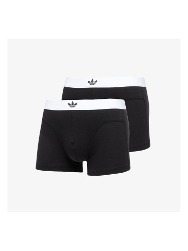 Боксерки adidas Comfort Flex Cotton - Body Lines Trunk 2-Pack Black L
