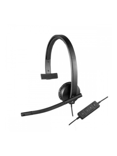 Слушалки с микрофон Logitech 981-000571 Черен