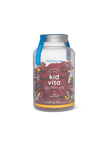 NUTRIVERSUM - KID VITA GUMMIES STRAWBERRY POUCH - 60 Gummies